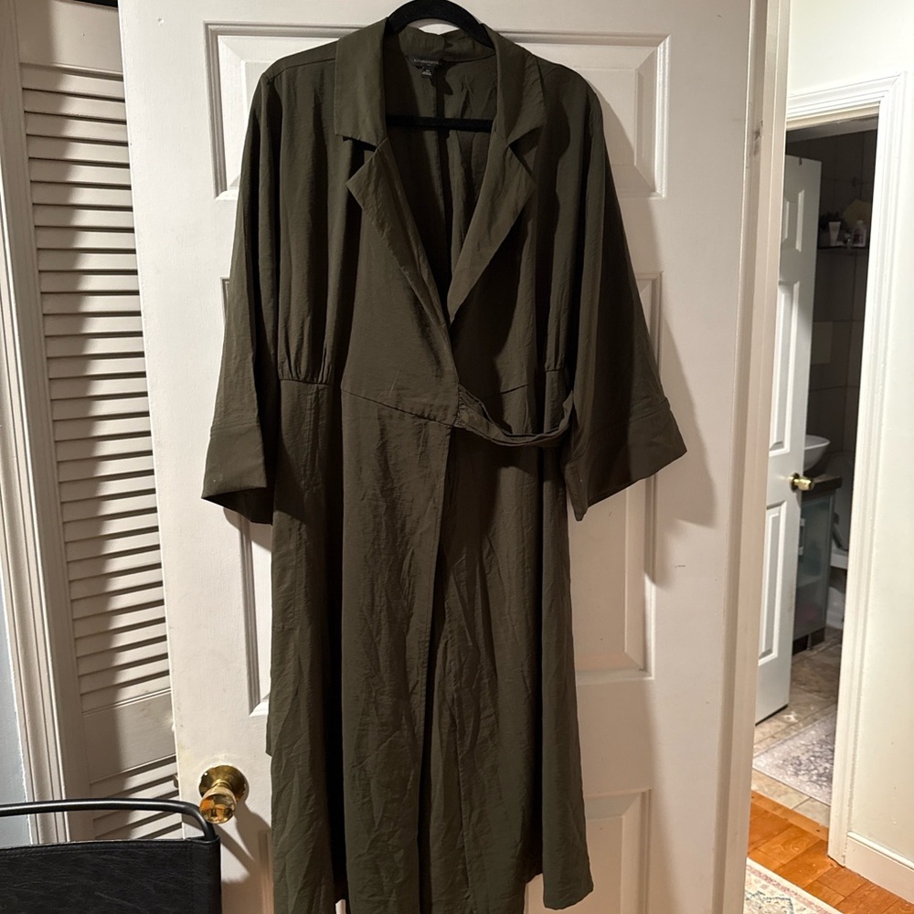 Banana Republic Olive Midi Dress